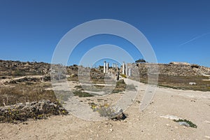 Ruins of City Salamis in Fama , Cyprus.