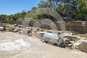 Ruins of City Salamis in Fama , Cyprus.