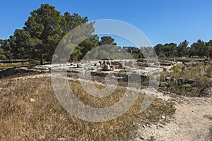 Ruins of City Salamis in Fama , Cyprus.