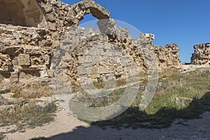 Ruins of City Salamis in Fama , Cyprus. photo