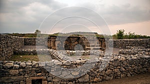 Ruins of the city of Sirkap, Taxila, Pakistan