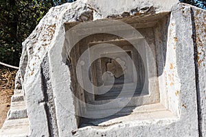 Ruins of city of Troy in Canakkale