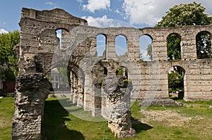 Ruins of the Coliseum of Bordeaux, France photo