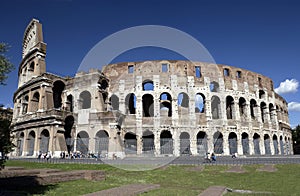 Ruins of The Colosseum in Rome - Italy