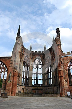 The ruins of Coventry Cathedral