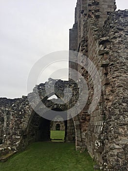 Ruins of Croxden Abbey, nestled deep in Staffordshire countryside