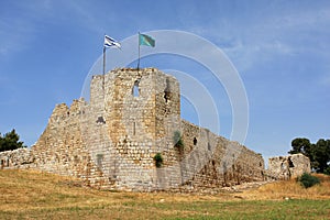 Ruins of crusaders castle photo
