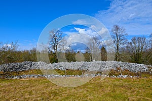 Ruins of Debela Griza hillfort near Komen and Vocji Grad