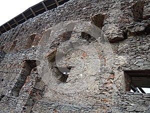 The ruins of Deva Fortress, Romania