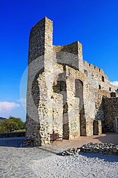 Ruins of Devin castle near city Bratislava, Slovakia