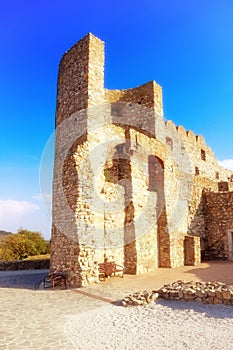 Ruins of Devin castle near city Bratislava, Slovakia