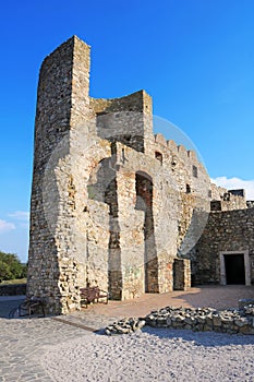 Ruins of Devin castle near city Bratislava, Slovakia