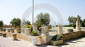 Ruins on a dig in Byrsa, Tunisia