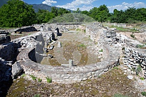 Ruins in Dion, Greece.