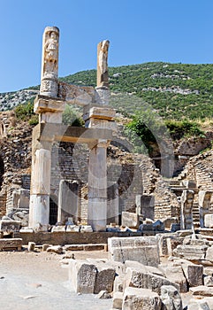 Ruins of the Domitian Square, Ephesus, Turkey