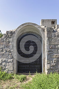 Ruins of the Domos monastery church at the Danube bend in Hungary