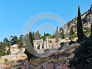 Temple of Apollo, Delphi, Greece