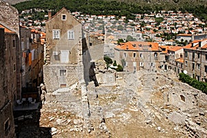 Ruins in Dubrovnik