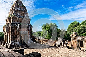 ruins of East Mebon temple, Angkor area, Siem Reap, Cambodia