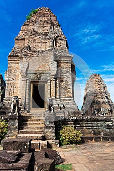 ruins East Mebon temple, Angkor wat complex