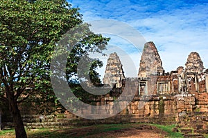 ruins of East Mebon temple, Cambodia