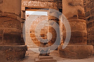 Ruins of the Egyptian Karnak Temple, the largest open-air museum in Luxor