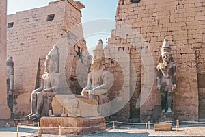 Ruins of the Egyptian Karnak Temple, the largest open-air museum in Luxor