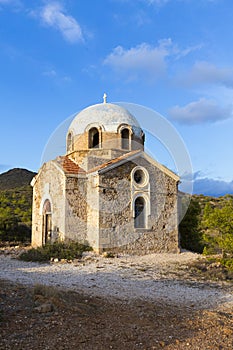The ruins of Ekklisia Agios Ioannis Prodromos