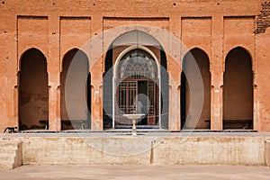 Ruins of El Badi palace. Marrakesh . Morocco