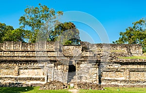 Ruins at El Tajin, a pre-Columbian archeological site in southern Mexico photo