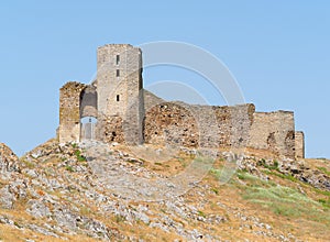 Ruins of Enisala - medieval fortress in Dobrogea, Romania