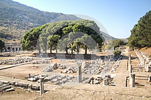 Ruins of Ephesys in Turkey