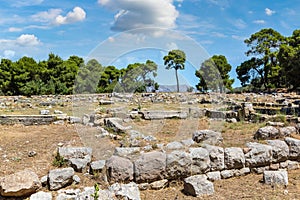 Ruins in Epidavros, Greece photo