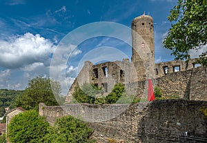 The ruins of Eppstein Castle, Hessen, Germany photo