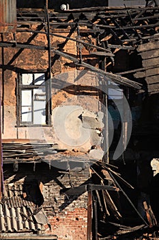 Ruins of a Fire. Valparaiso