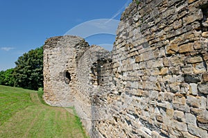 The ruins of Flint Castle