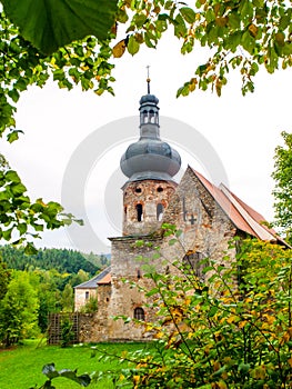 Ruins of Former Augustinian Monastery in Pivon, Czech Republic