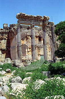 Ruins of the former city of Heliopolis, the city of God Baal, Ba