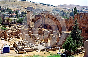 Ruins of the former city of Heliopolis, the city of God Baal, Ba