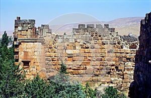 Ruins of the former city of Heliopolis, the city of God Baal, Ba photo