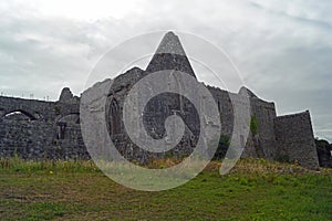 Ruins of the former Franciscan Monastery  Askeaton at the River Deel