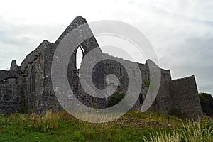 Ruins of the former Franciscan Monastery  Askeaton at the River Deel