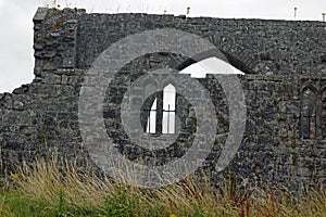 Ruins of the former Franciscan Monastery  Askeaton at the River Deel