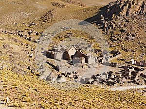 Ruins of a former mining town Pueblo Fantasma photo