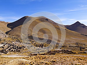 Ruins of a former mining town Pueblo Fantasma photo