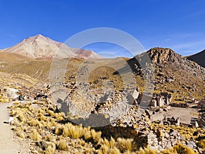 Ruins of a former mining town Pueblo Fantasma photo