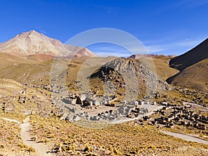 Ruins of a former mining town Pueblo Fantasma photo