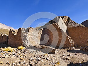 Ruins of a former mining town Pueblo Fantasma photo