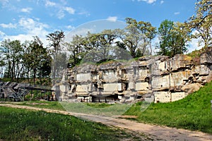 Ruins of Fort XIII San Rideau in Przemysl, Poland