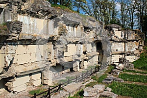 Ruins of Fort XIII San Rideau in Przemysl, Poland